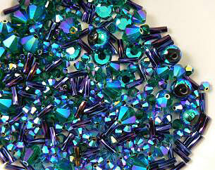 Blue beads